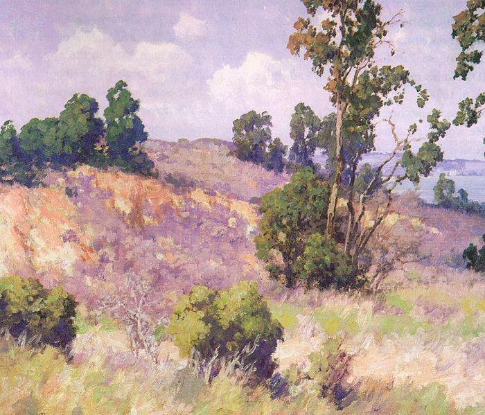 Maurice Braun Point Loma Hillside Spain oil painting art